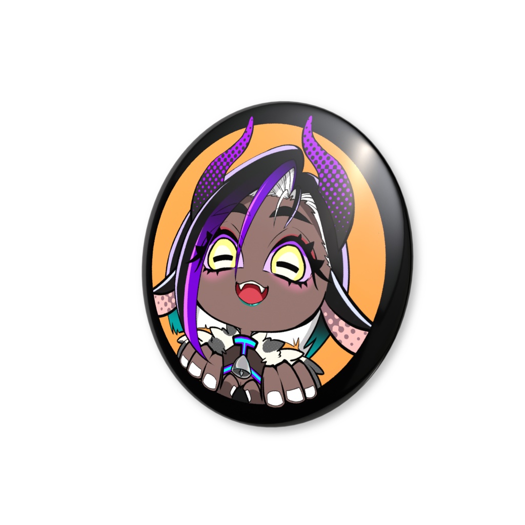 うしーぬアイコン缶バッチ