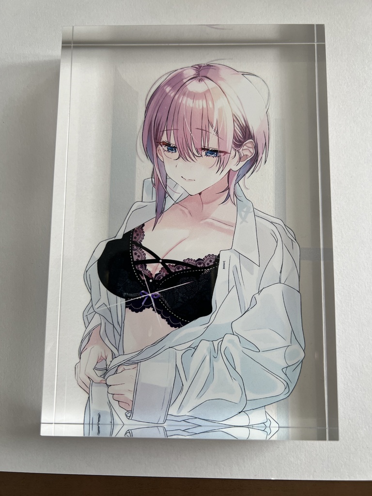 一花アクリルブロック