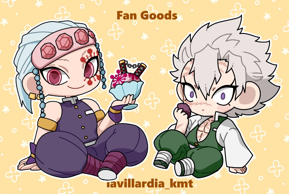 デフォルメ缶バッジ 57mm 宇＆実