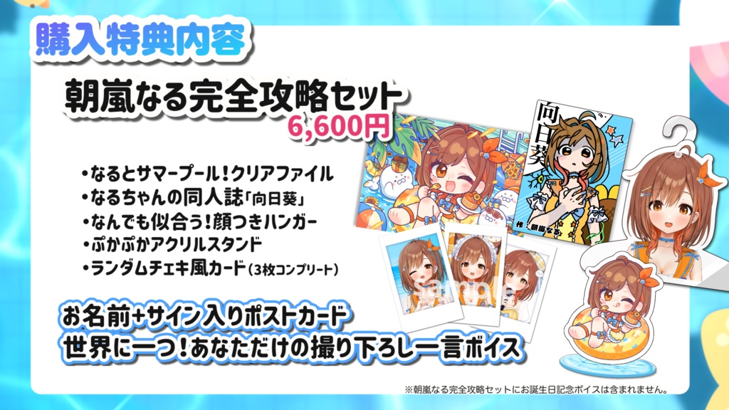 特典付き!朝嵐なる完全攻略セット【朝嵐なる誕生祭記念グッズ2026】