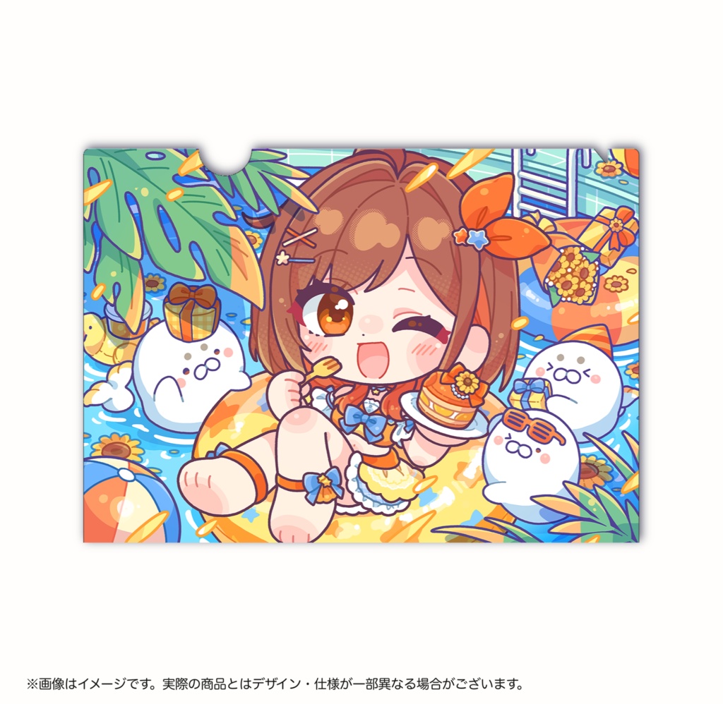 なるとサマープール！クリアファイル【朝嵐なる誕生祭記念グッズ2026】