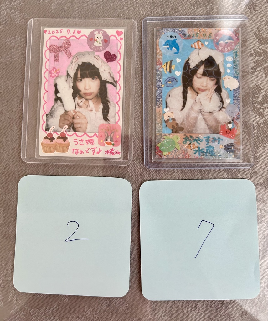 藤ちゃんさん専用 デコチェキ 2、7