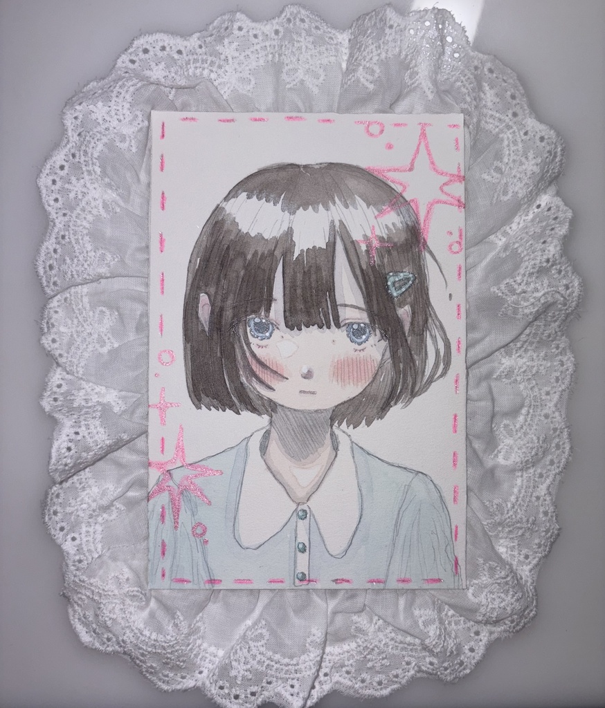 フリル付き原画 ①