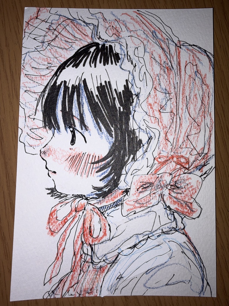はがきサイズ ドローイング原画 ②