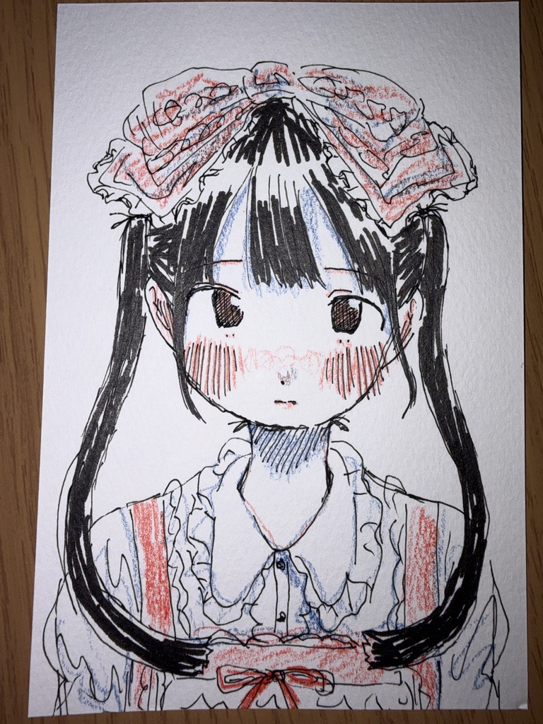 はがきサイズ ドローイング原画 ③