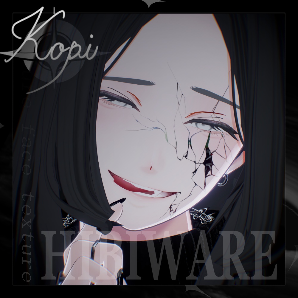 【VRchat】HIBIWARE / face texture