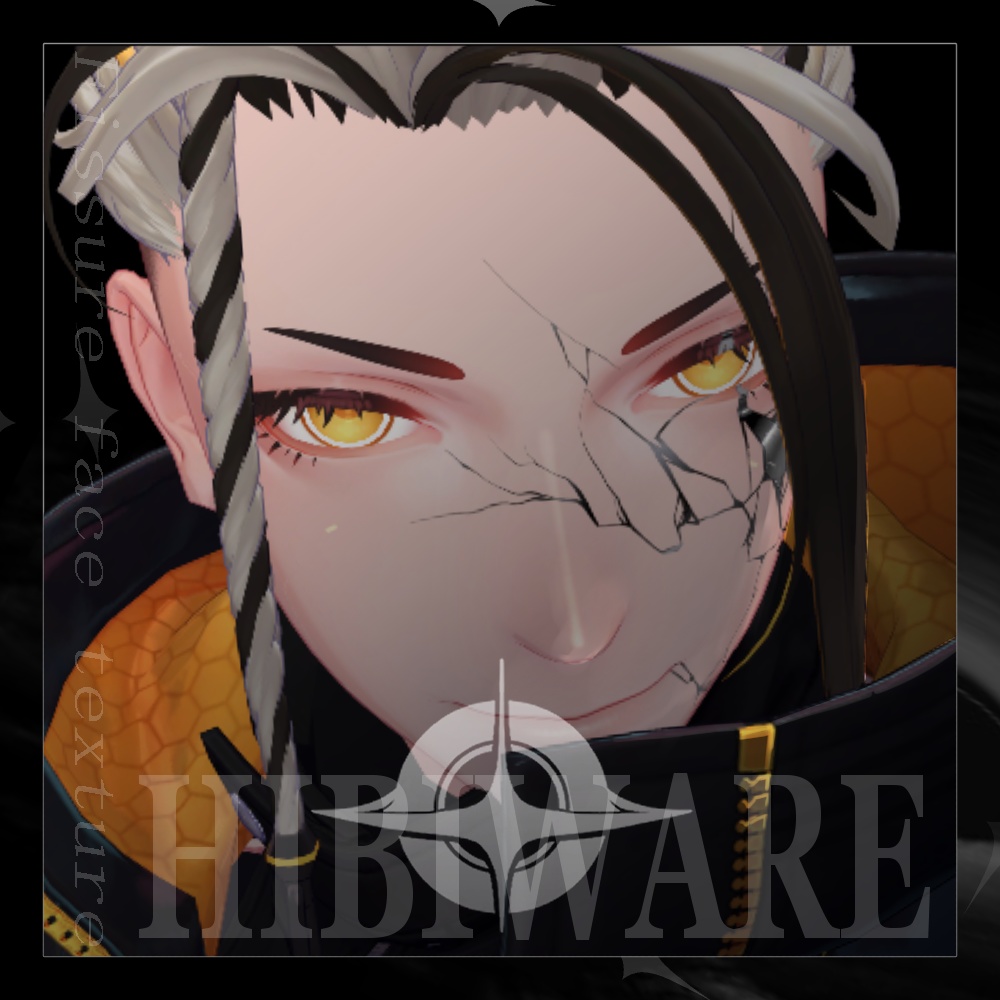 【VRchat】HIBIWARE / face texture