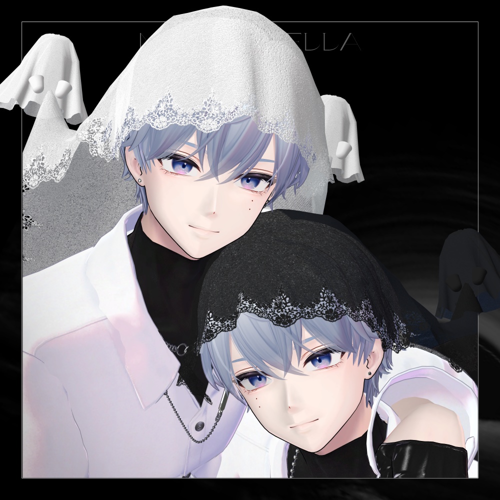 【VRchat】GHOST VEIL / accessory