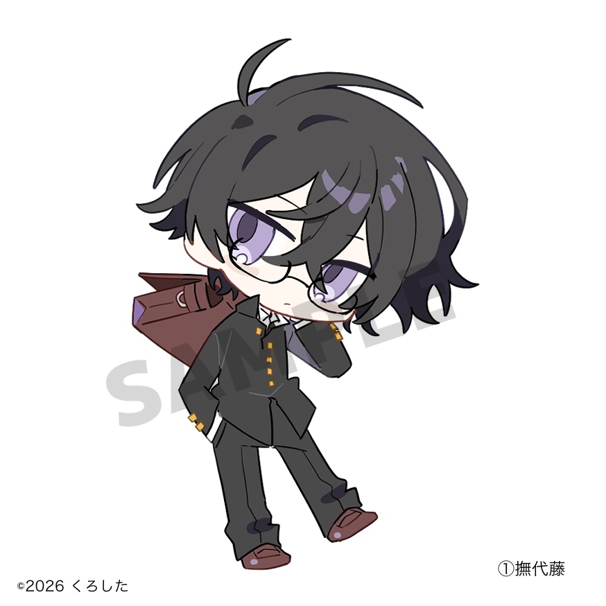 【いきのけ】ミニキャラアクキー