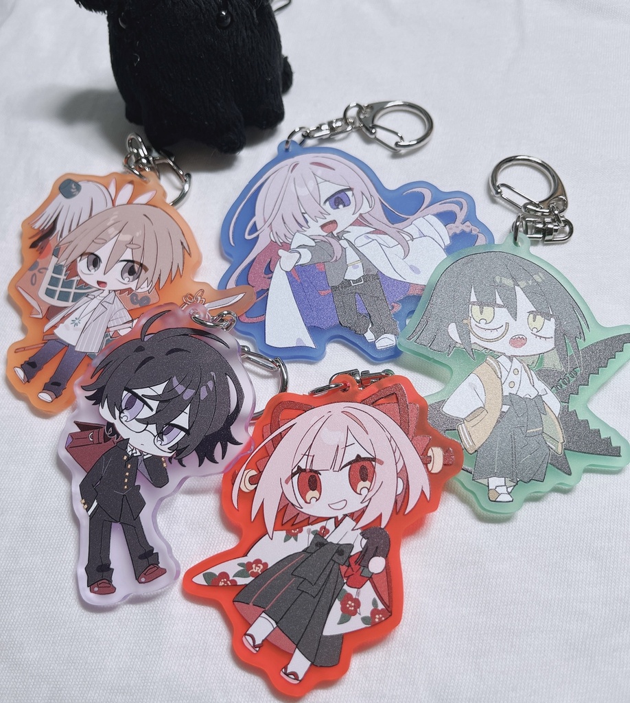 【いきのけ】ミニキャラアクキー
