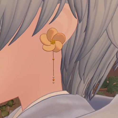 【PB対応】あんずの花ピアス