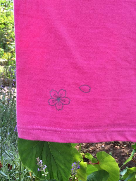 幽々さまTシャツ(桜)