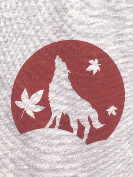 椛Tシャツ【白狼】