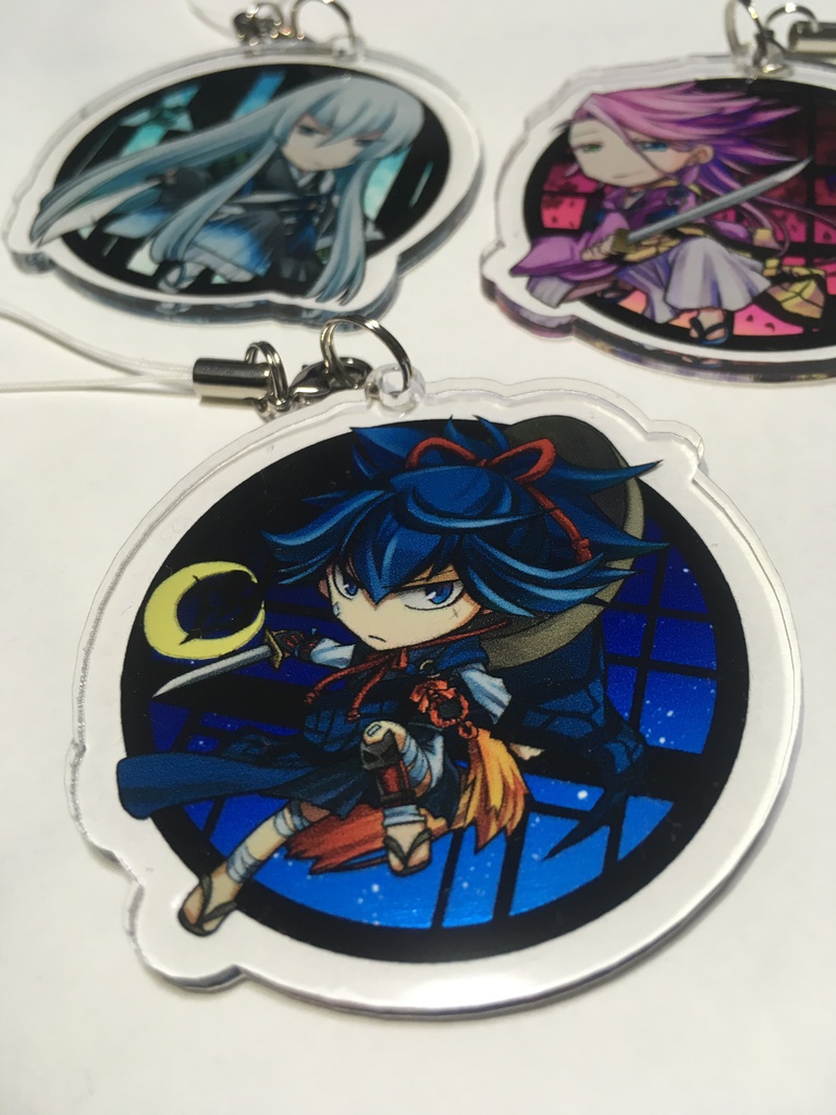 左文字両面アクリルキーホルダー【刀剣乱舞】