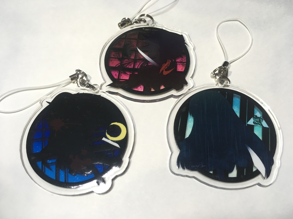 左文字両面アクリルキーホルダー【刀剣乱舞】