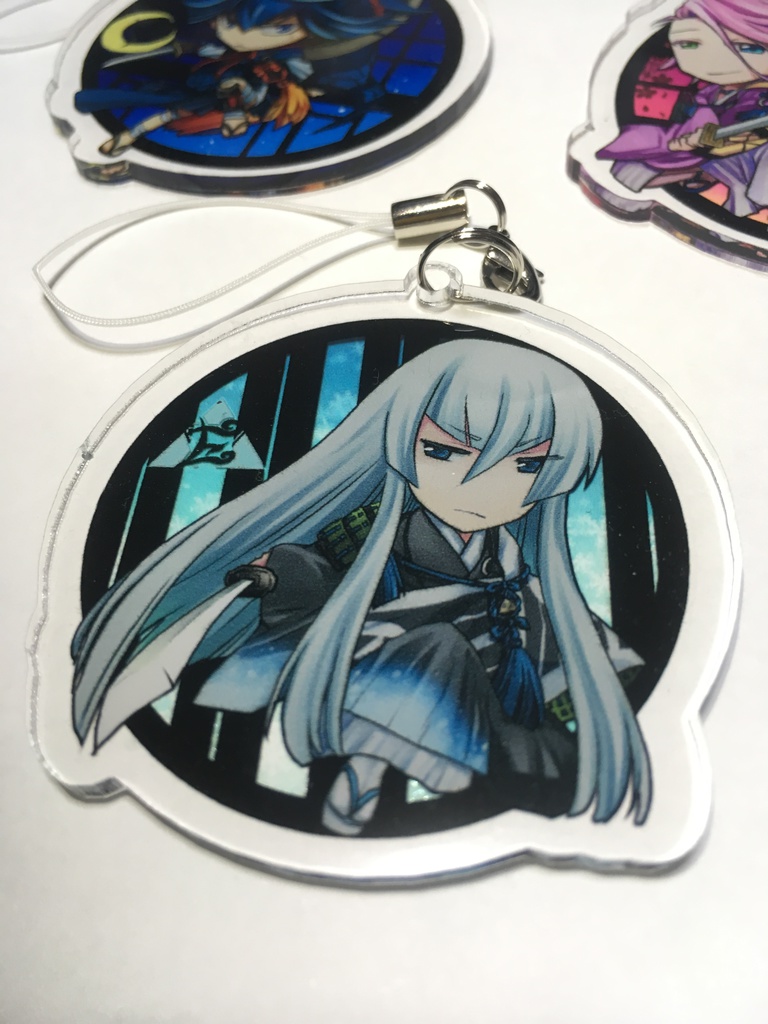 左文字両面アクリルキーホルダー【刀剣乱舞】