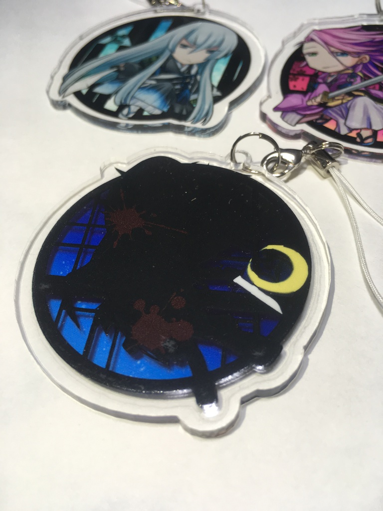 左文字両面アクリルキーホルダー【刀剣乱舞】