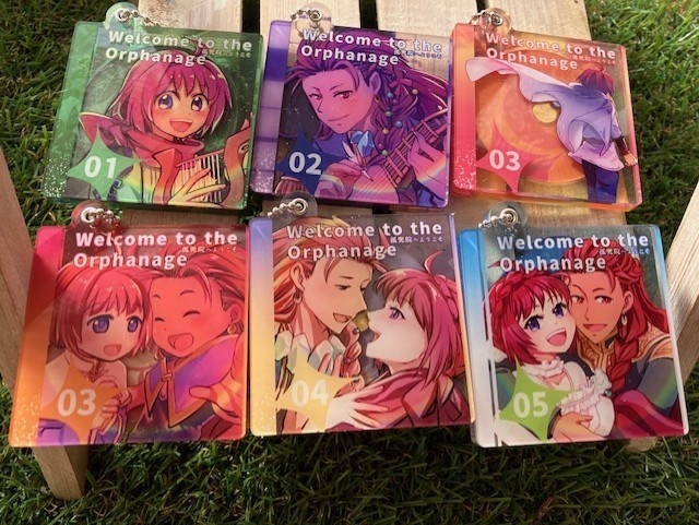 CD風アクリルキーホルダー:孤児院へようこそ完結記念