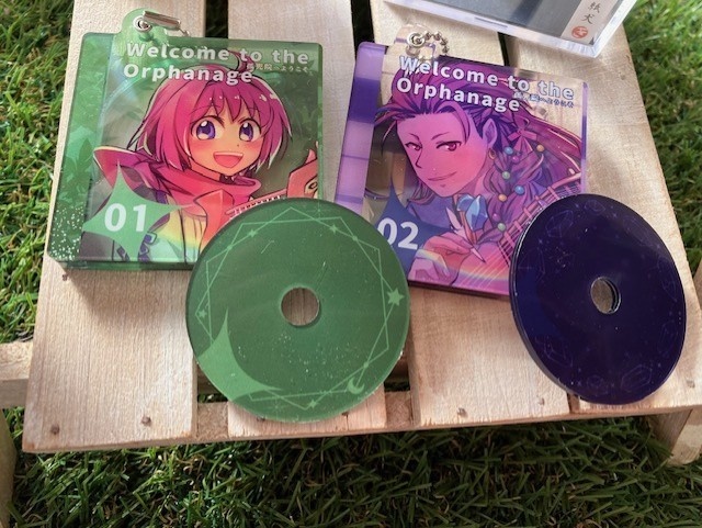 CD風アクリルキーホルダー:孤児院へようこそ完結記念