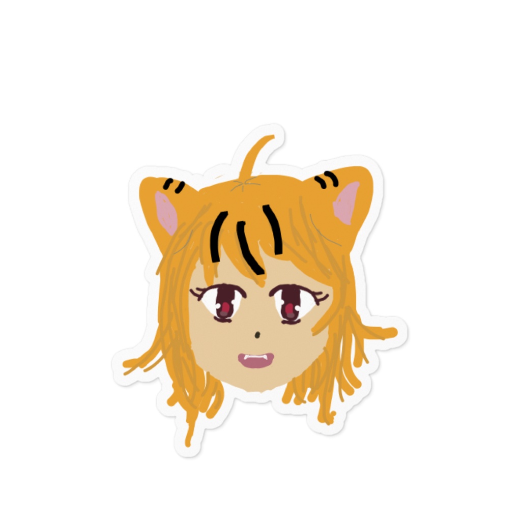 🐓【アニマル珍道中】七草粥フェイス☆ステッカー