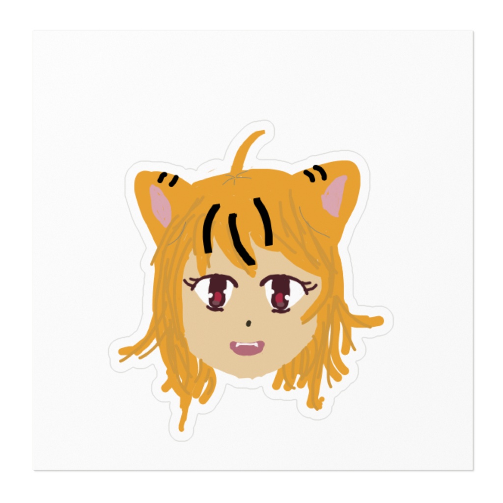 🐓【アニマル珍道中】七草粥フェイス☆ステッカー