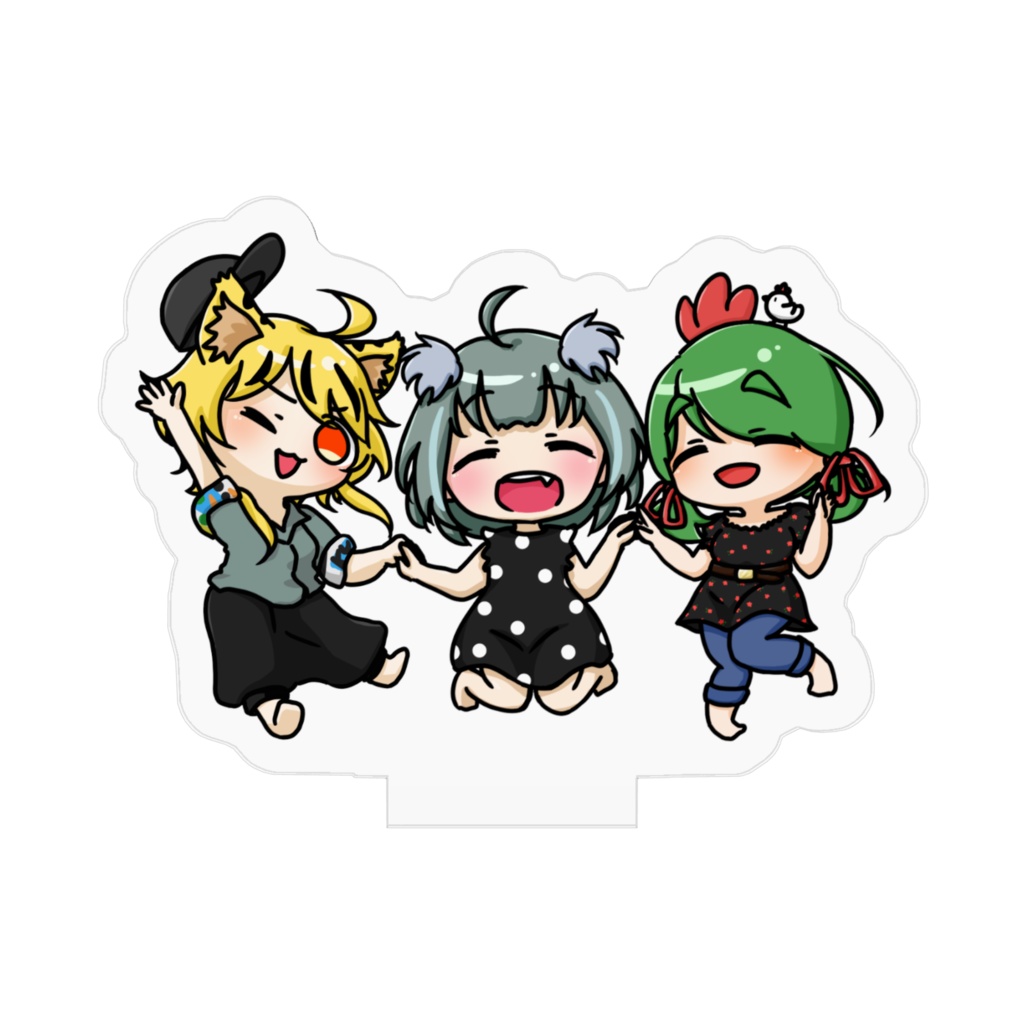 🐨【アニマル珍道中】アニマル珍道中メンバー☆アクスタ(ATDみどロゴVer.)