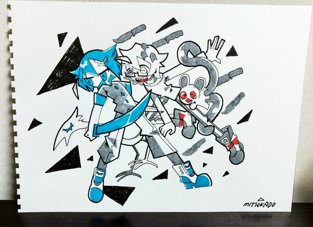 ドローイング/水未と否黒