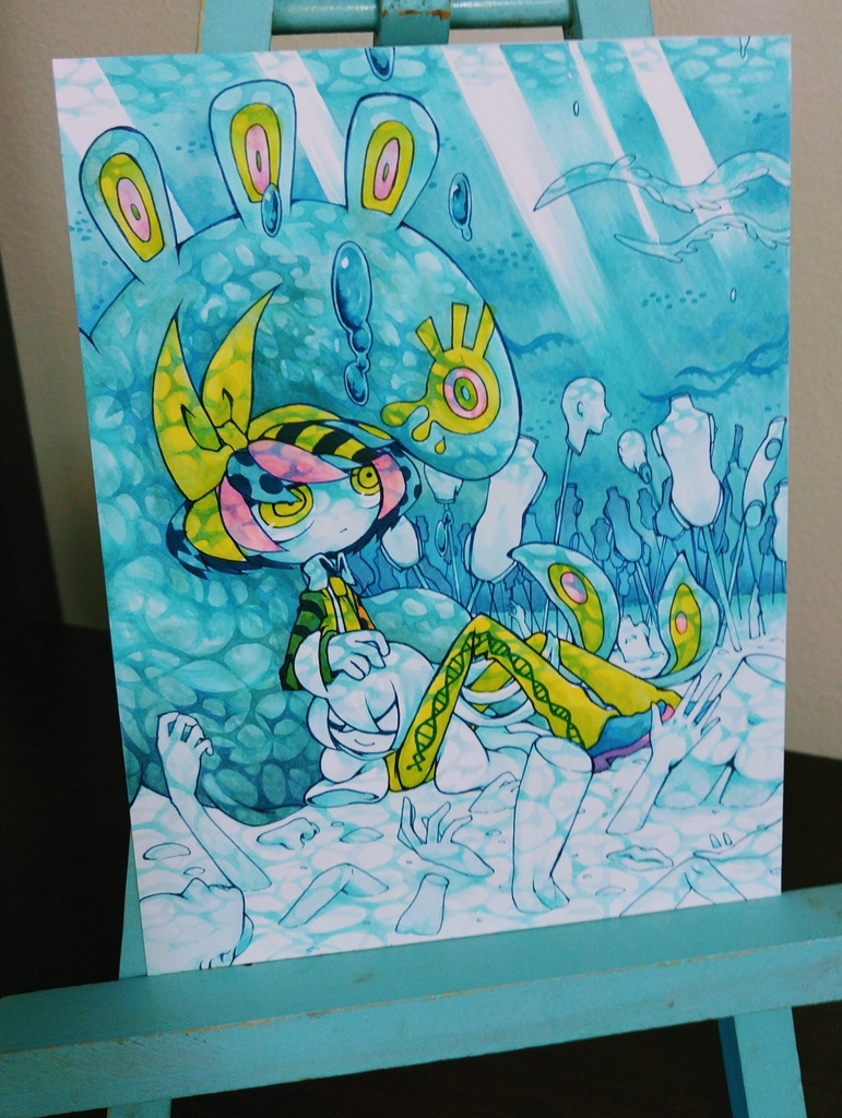 原画/未知の水底