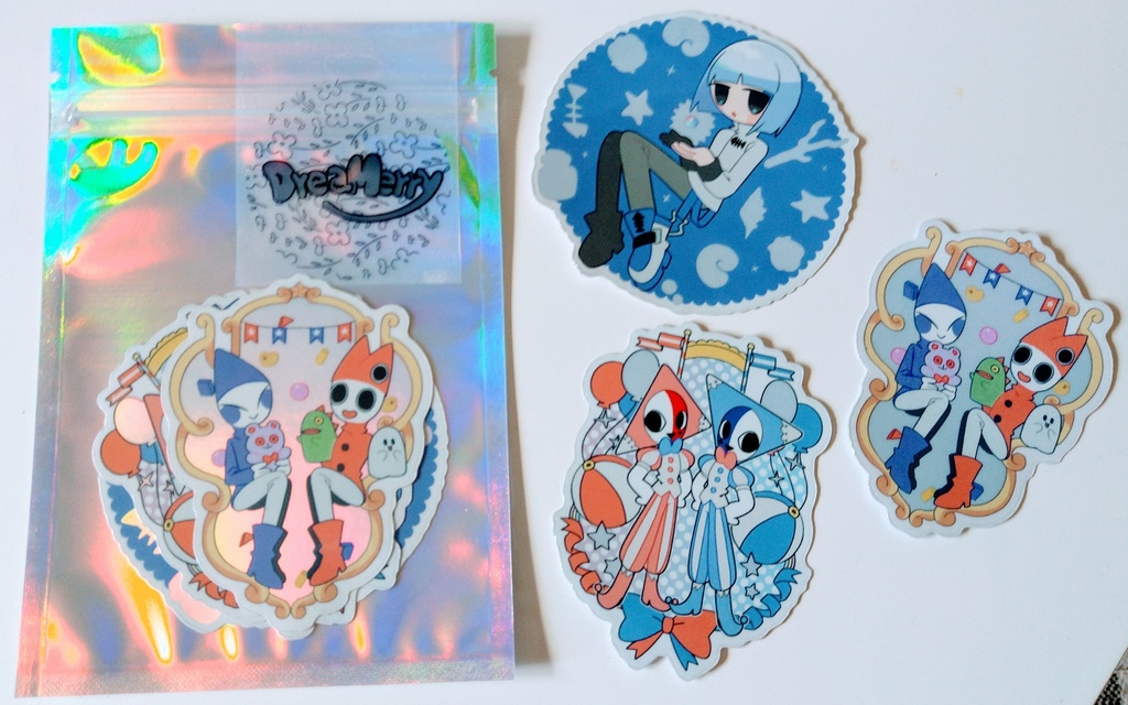 どりめりホログラムステッカーセット