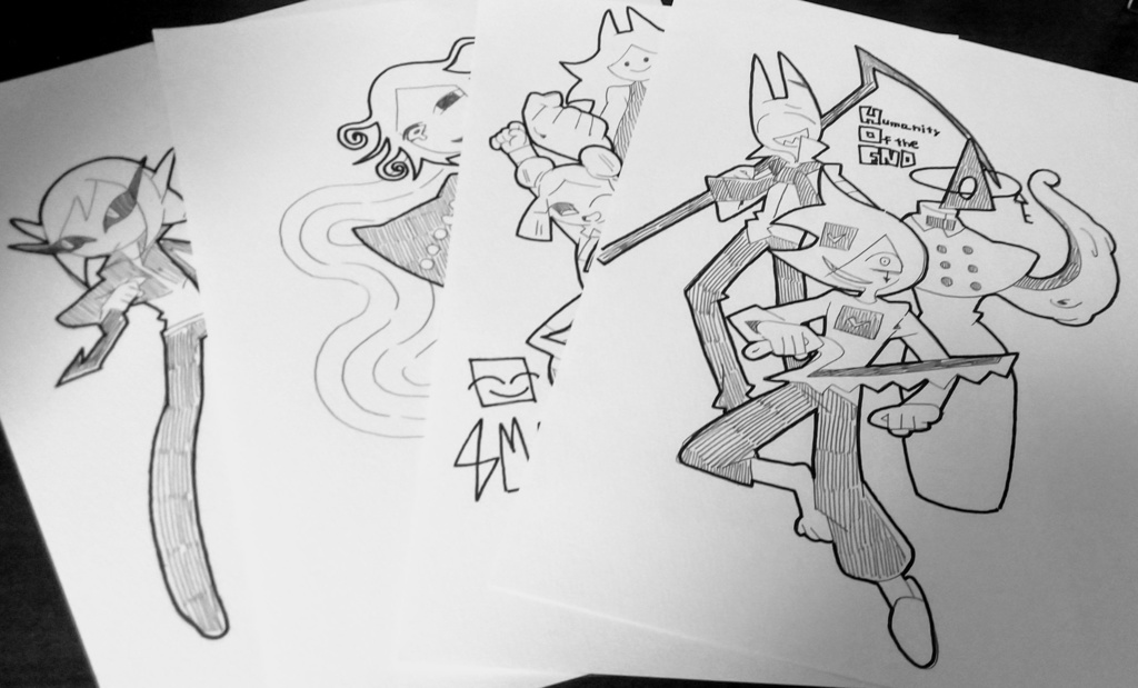 HOEND落書き原画集