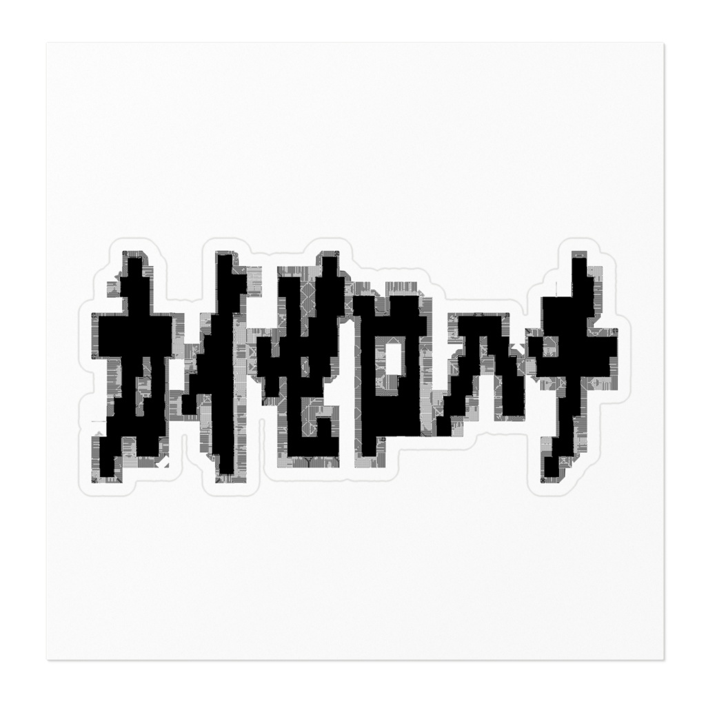 カイゼロハチロゴステッカー