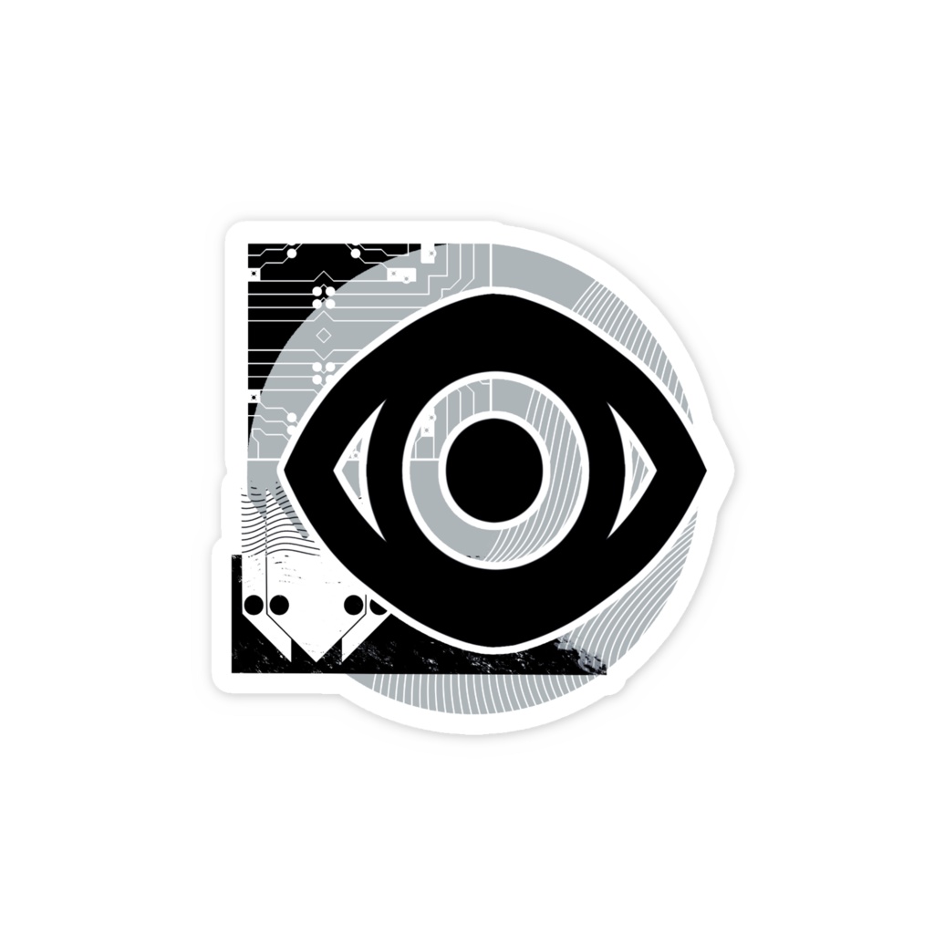 カイゼロハチ図形ステッカー ケルベルス