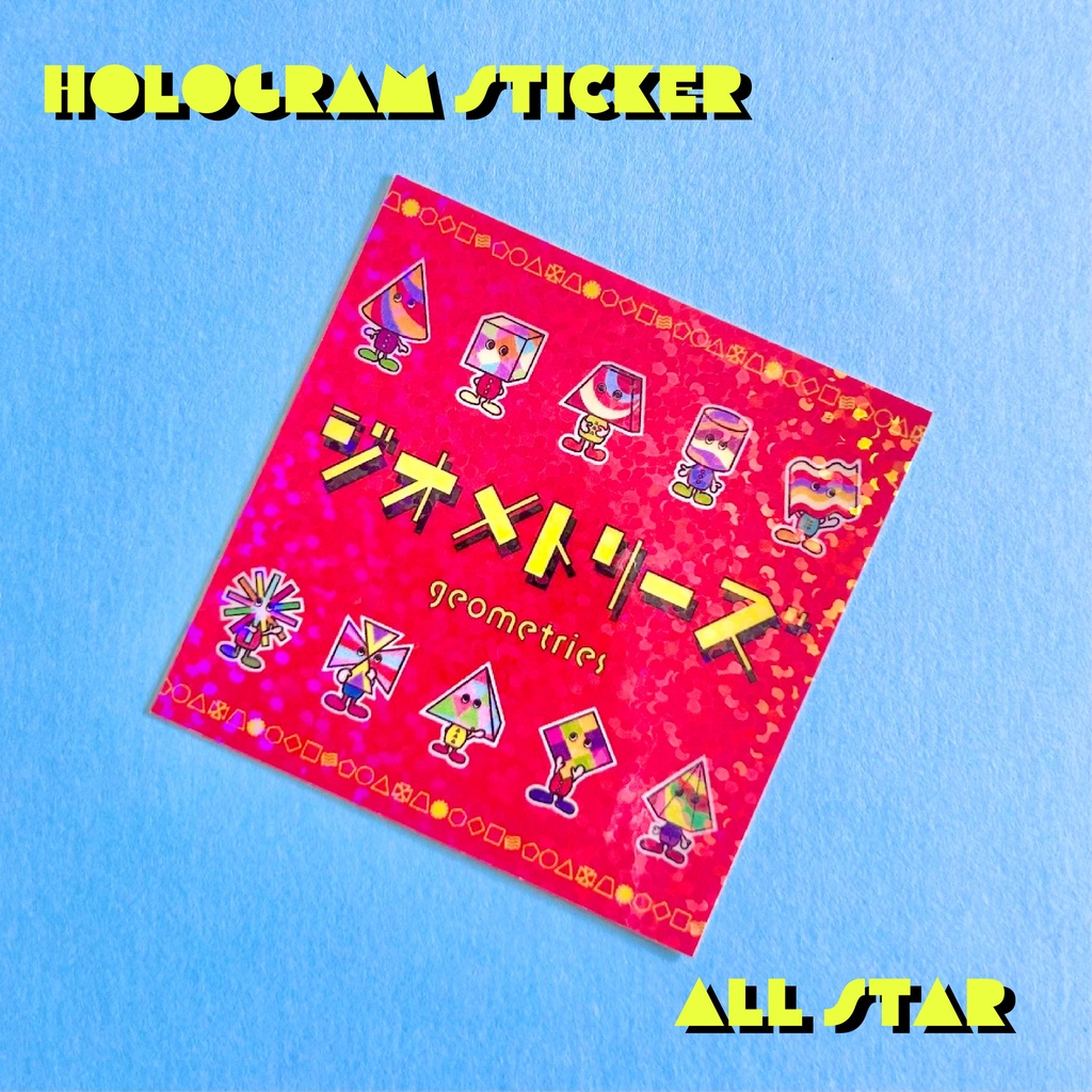 ホログラムステッカー（ALL STAR＊RED）