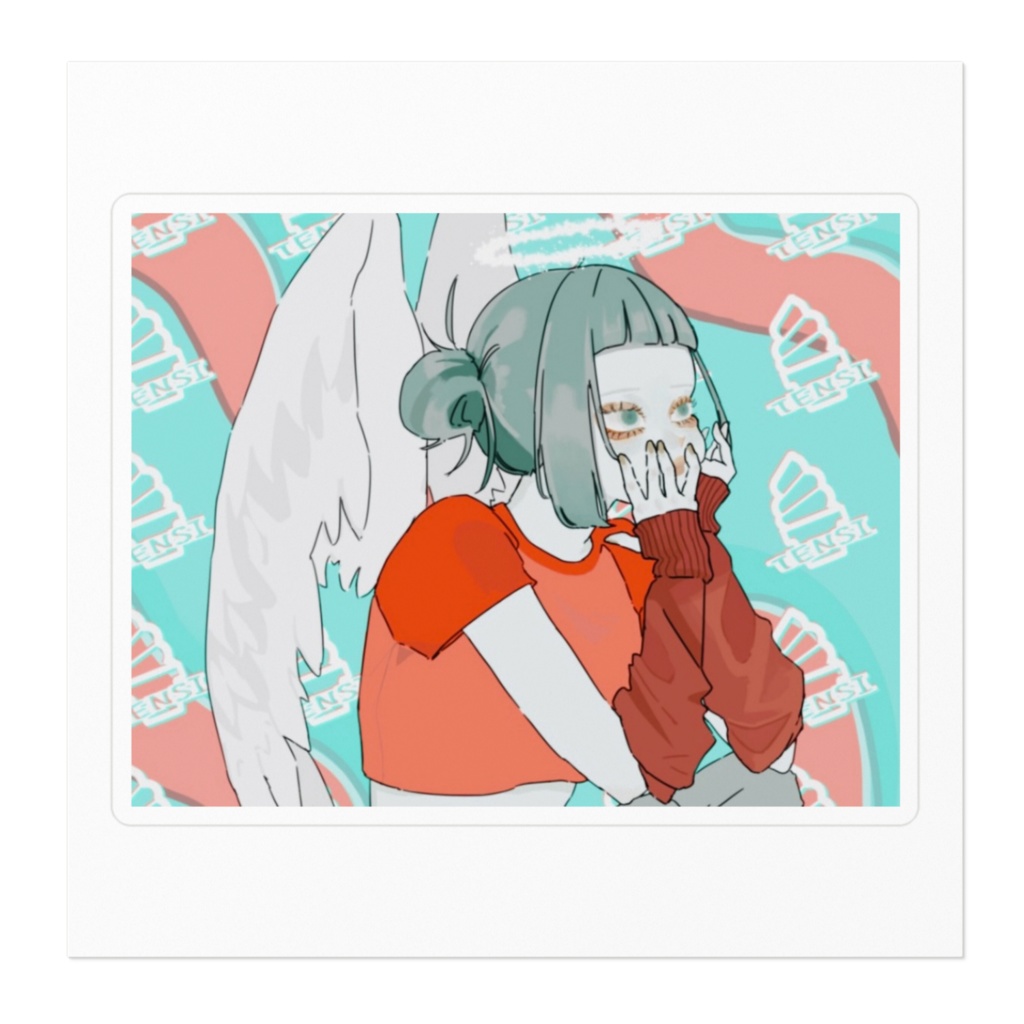 天使Aステッカー