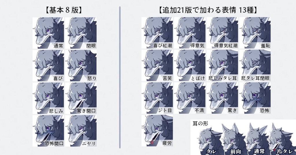 【狼顔竜】立ち絵
