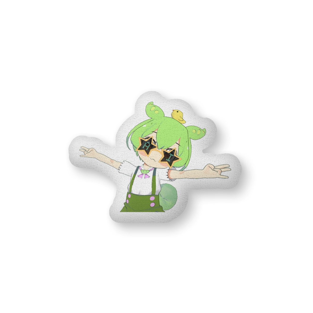 AIずんだもんふかふかクッション(パリピ)