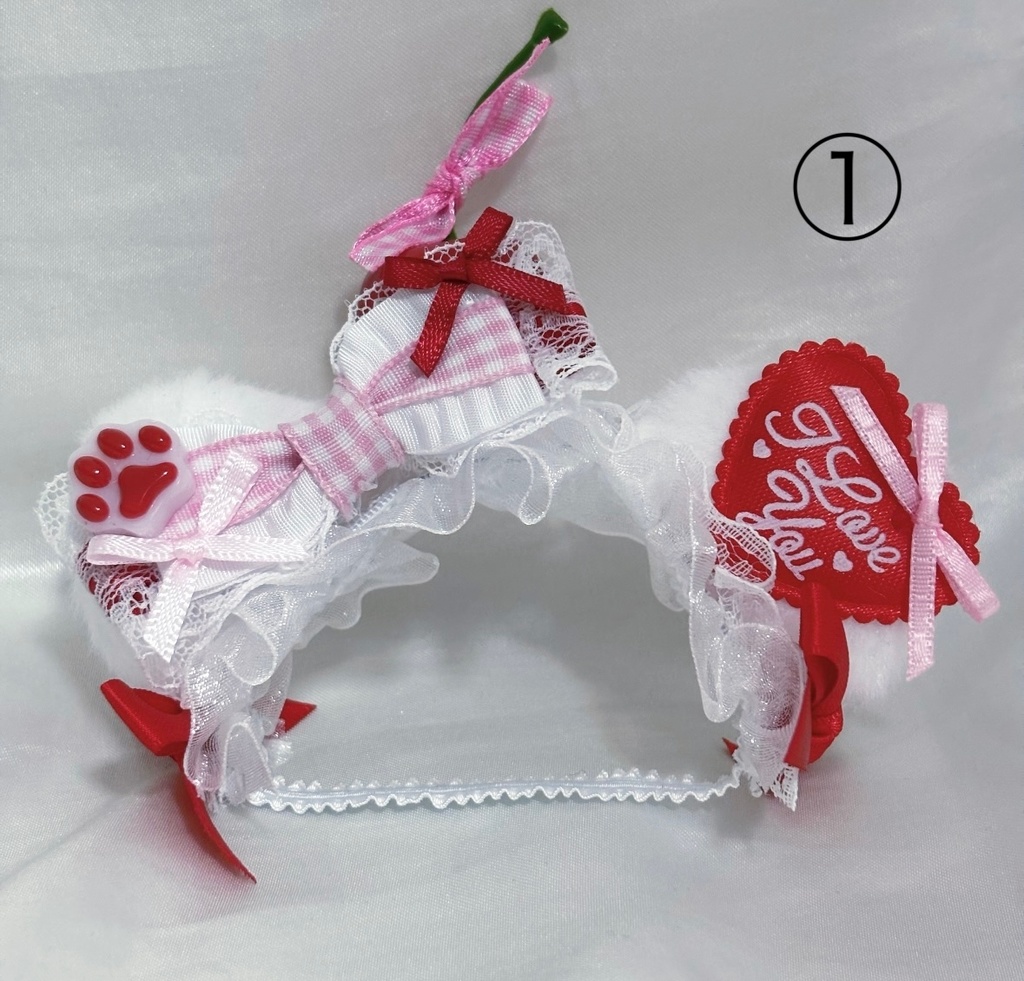 ♡さくらんぼリボンヘッドドレス♡