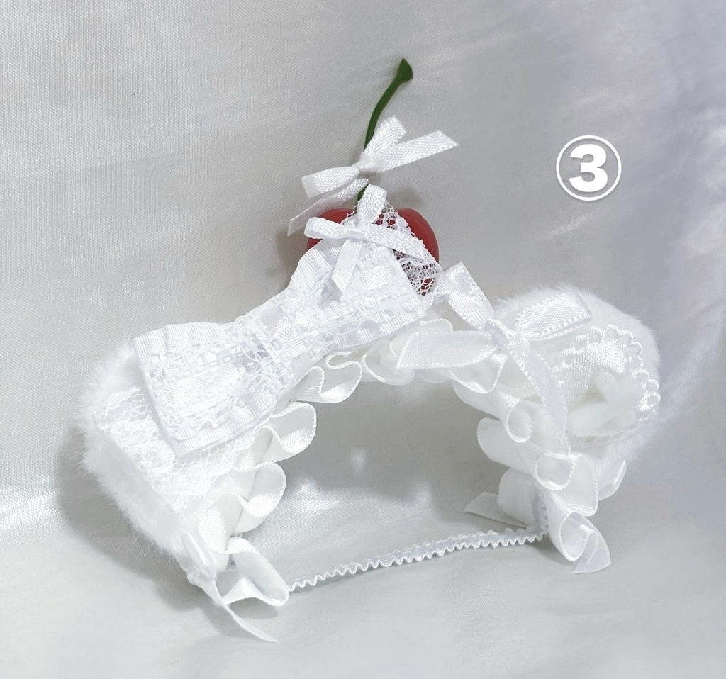 ♡さくらんぼリボンヘッドドレス♡