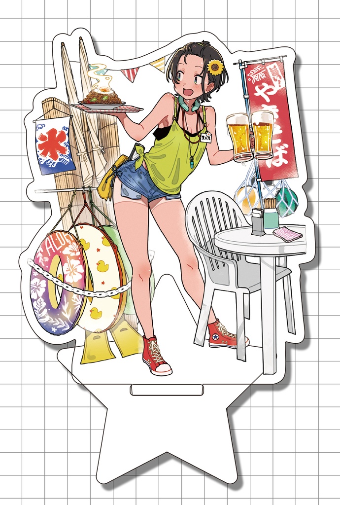 働くスバル アクリルスタンド_海の家(C108)