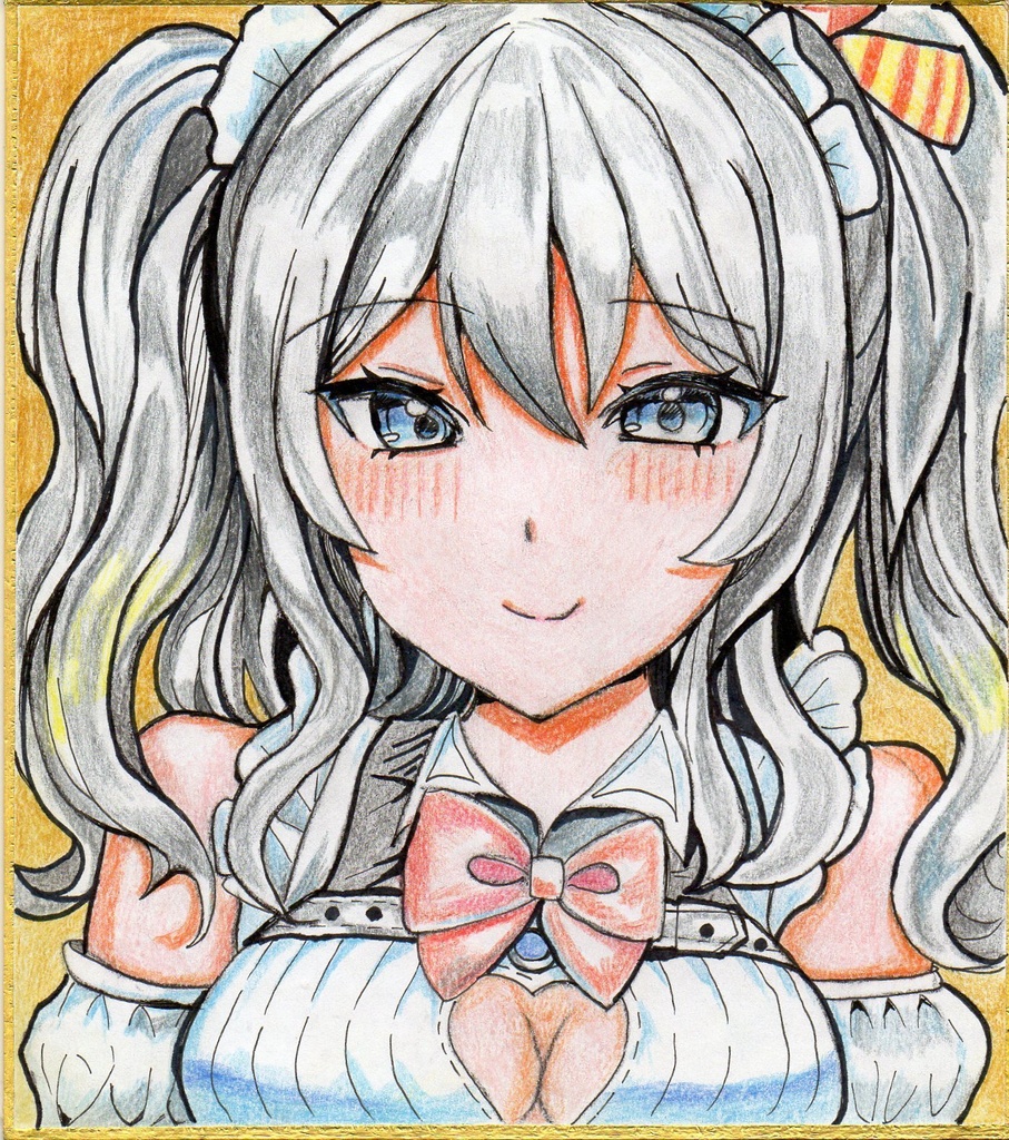 鹿島　色紙イラスト