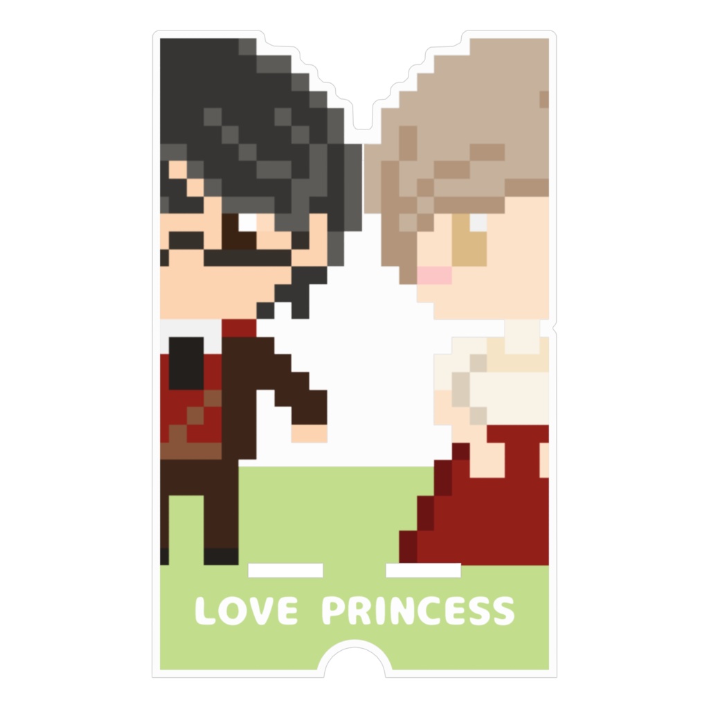 ドット絵アランマーサのアクリルスマホスタンド