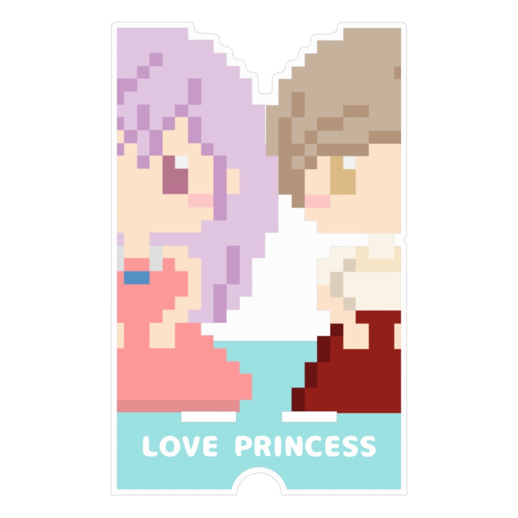 ドット絵エリーマーサのアクリルスマホスタンド