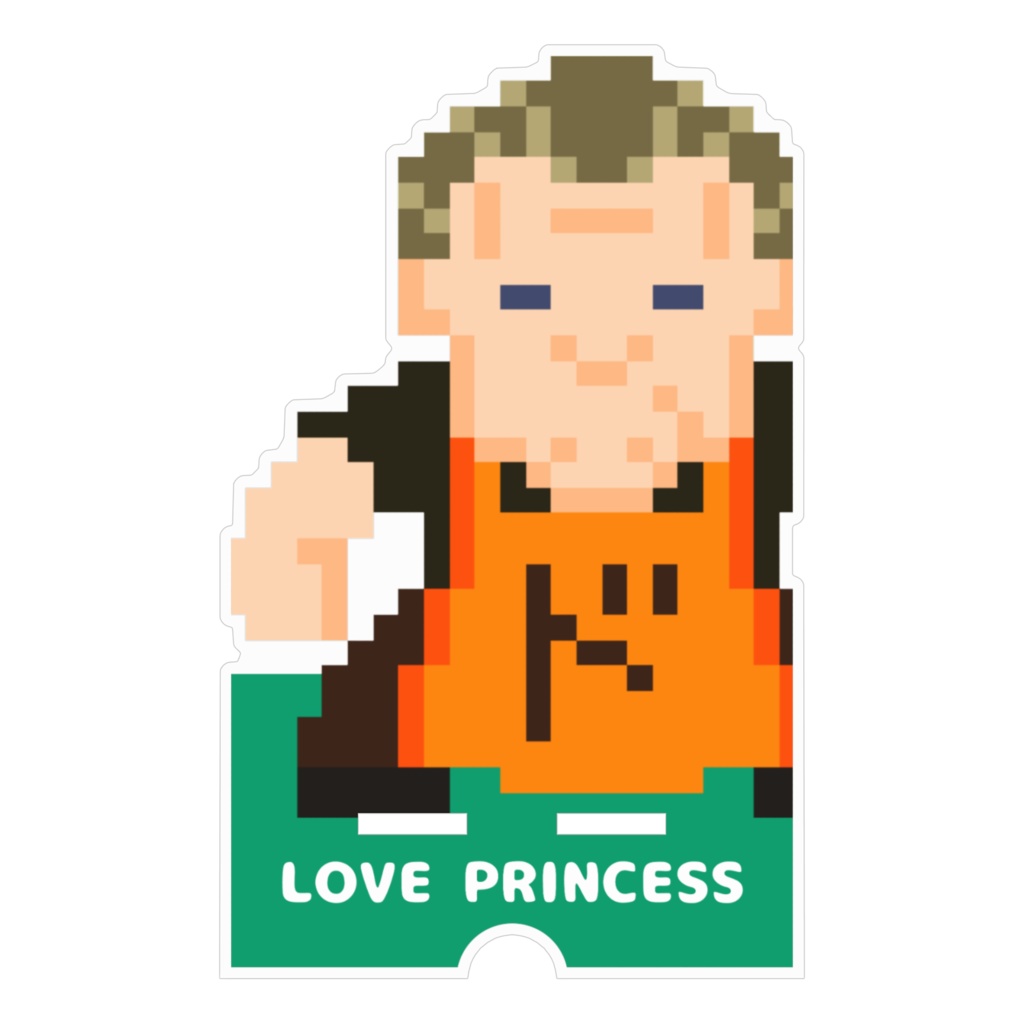 ドット絵ジェルドのアクリルスマホスタンド