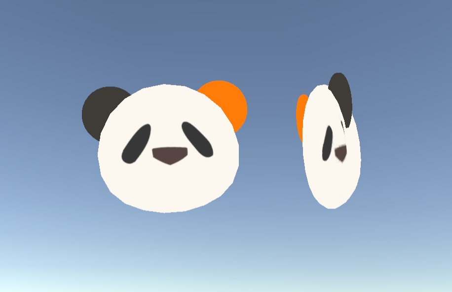 【3Dモデル】ぱんだお面（おめん）