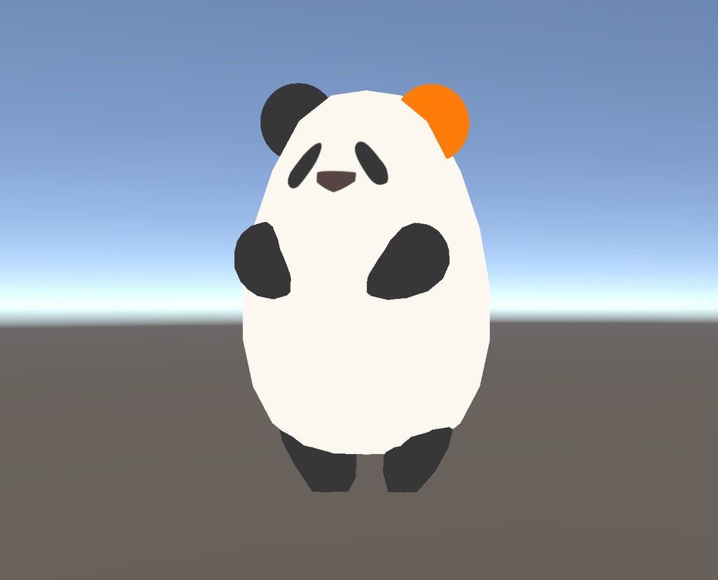【3Dモデル】ぱんだのぬいぐるみ