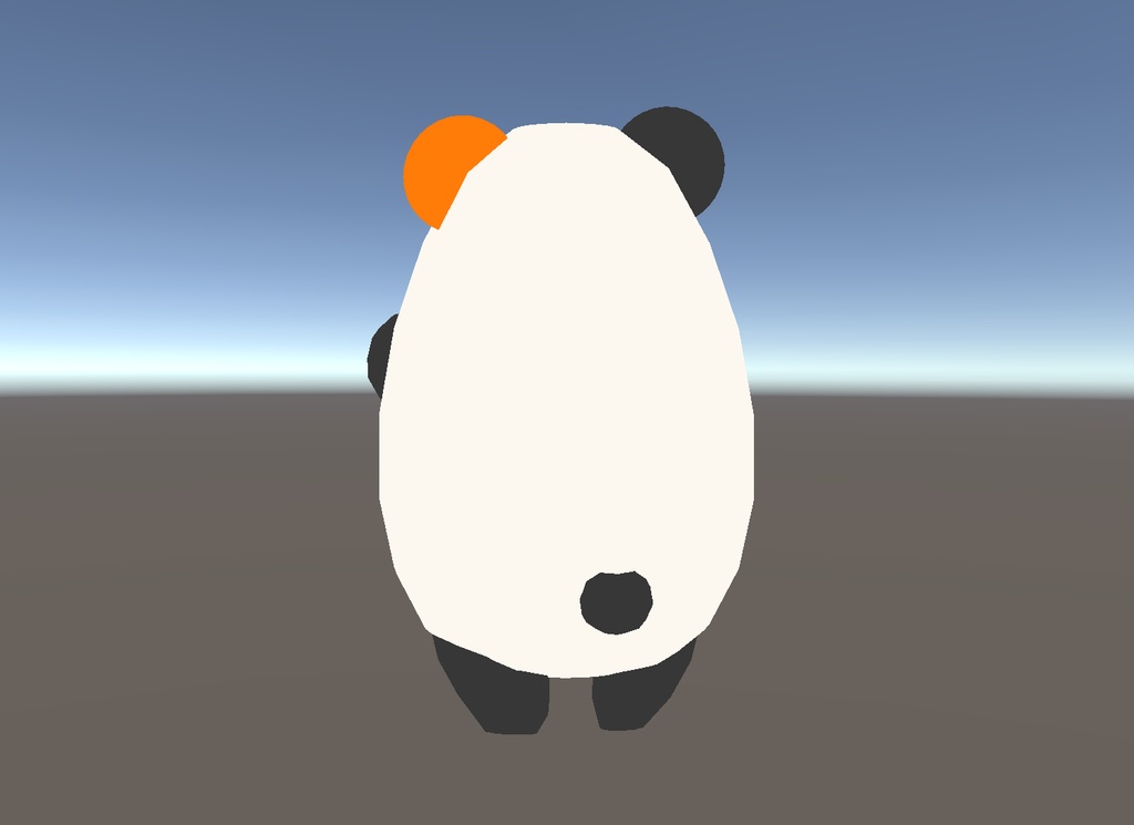 【3Dモデル】ぱんだのぬいぐるみ