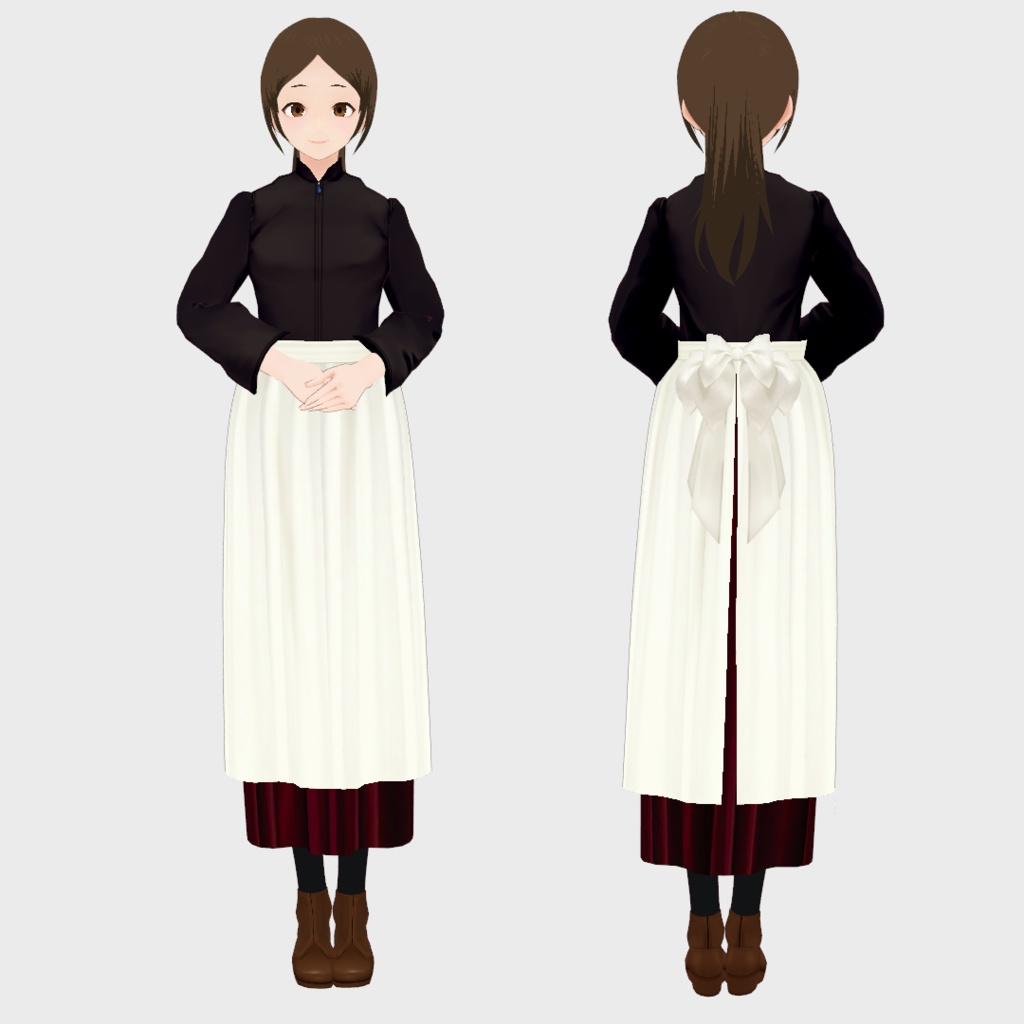 VRoid 恋プリ侍女の制服