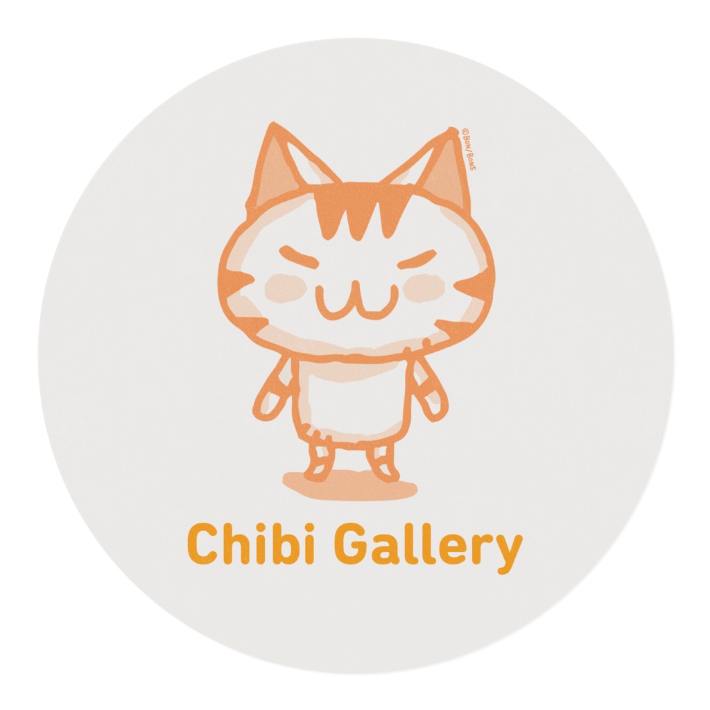 ちびギャラリー マスキングテープ(チラシ・オレンジ)