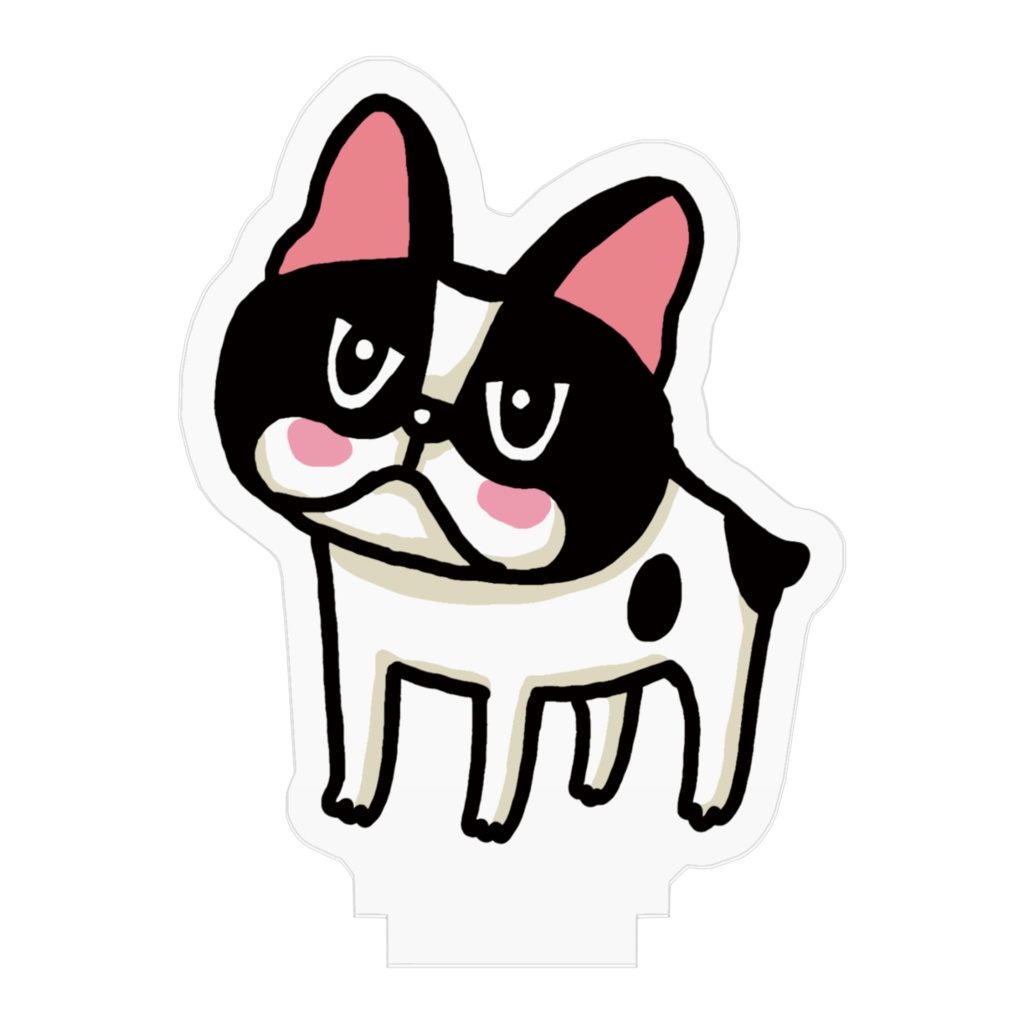 「タツマキボタン」のボタンのアクリルフィギュア