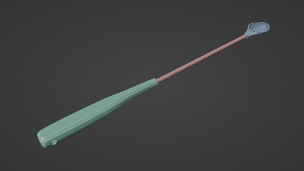柄杓3Dモデル